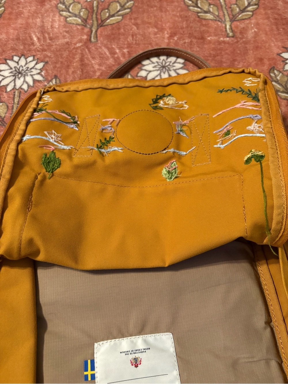 Kånken No 2 Acorn Sedona Embroidered Backpack - Picture 9 of 9